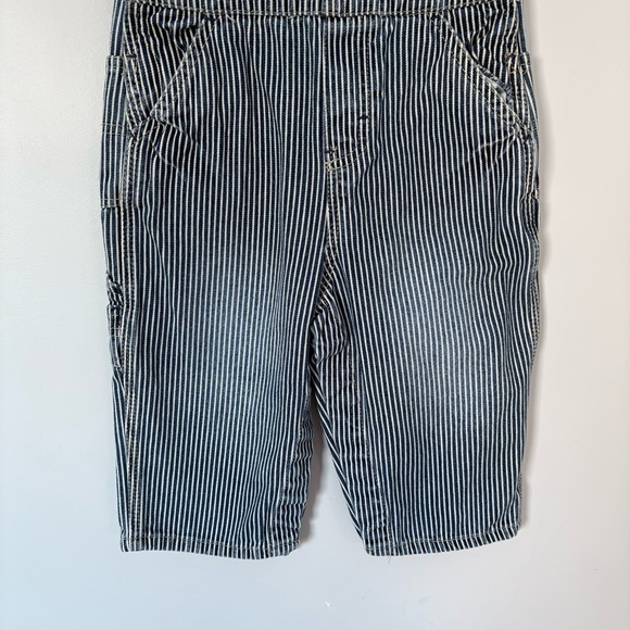 Vintage OshKosh B’gosh Hickory Stripe Vestbak Overalls - 18 - Picture 3 of 11